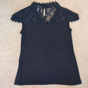 INC lacey top